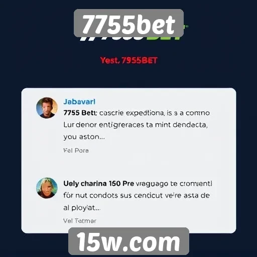 Experiência do usuário no 7755bet avaliada por jogadores